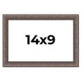 thumbnail image 1 of 14x9 Frame Silver Real Wood Picture Frame Width 1.25 Inches | Interior Frame Depth 0.5 Inches |, 1 of 8