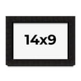 thumbnail image 1 of 14x9 Shadow Box Black Solid Wood Display Picture Frame | 1 Inch Rabbet Depth | | 1.375 Inch, 1 of 4
