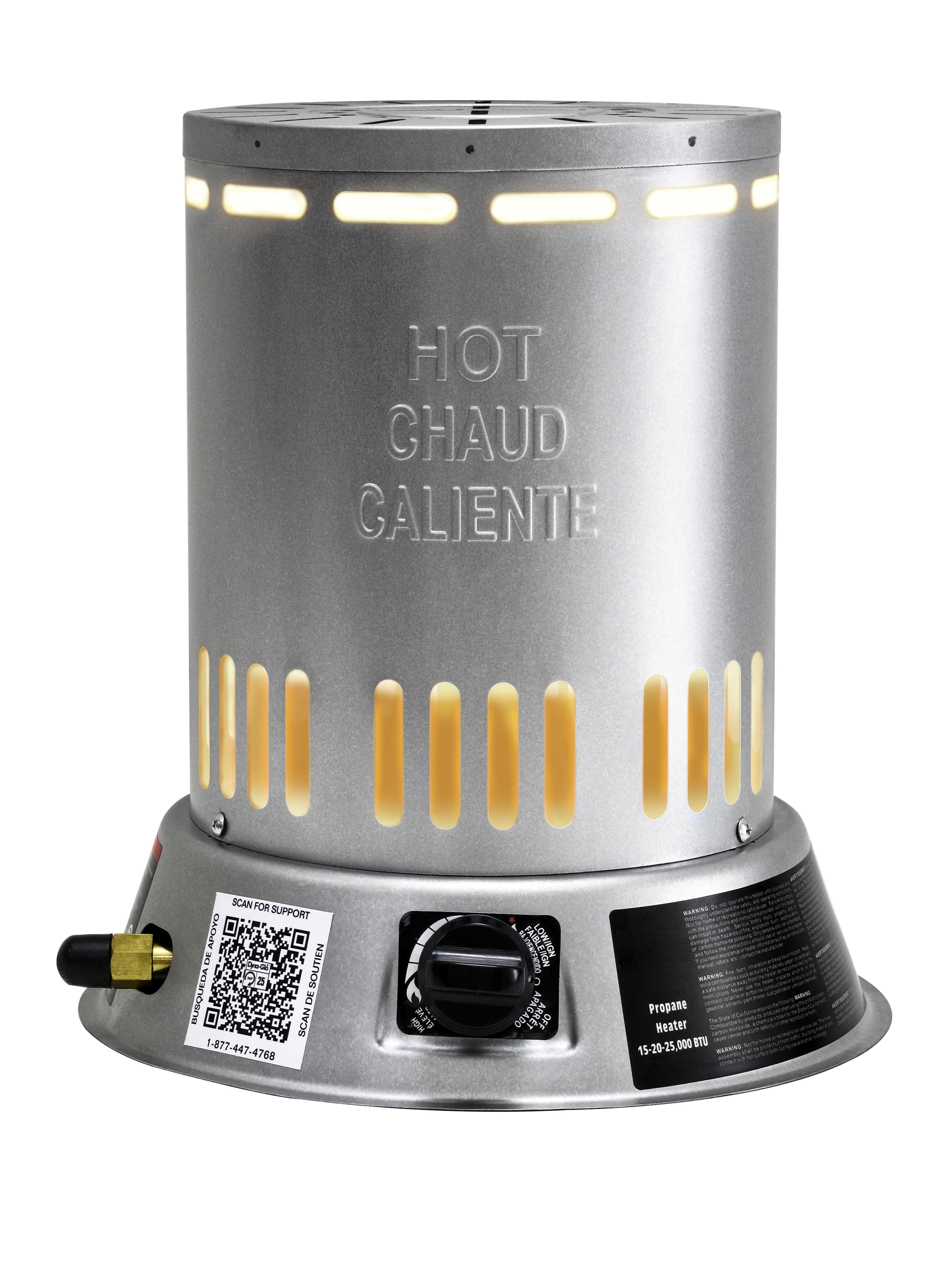 15 000-25 000 BTU Indoor/Outdoor Portable Propane Convection Heater