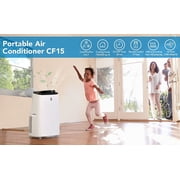 15,000 BTU Portable Air Conditioner   3-in-1 AC Unit with Fan & Dehumidifier   Cools Up to 850 sq.ft   Quiet  54dB   24H Timer   Remote & LCD Display   Window Kit   Dark Top Cover