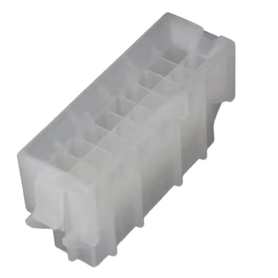 15-06-0185 Connectors - 18 Rectangular Housings Plug Natural 0.165 (4.20mm) 0015060185