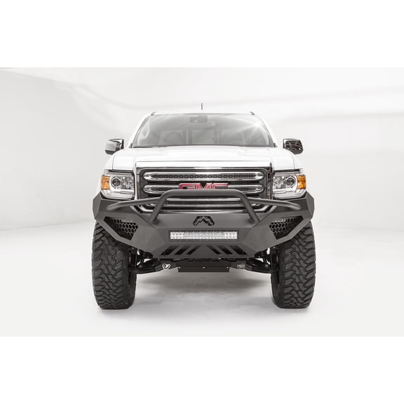 15-1 Canyon Vengeance Front Bumper W/ Pre-Runner Guard Matte Black Fits select: 2015-2018,2020 GMC CANYON