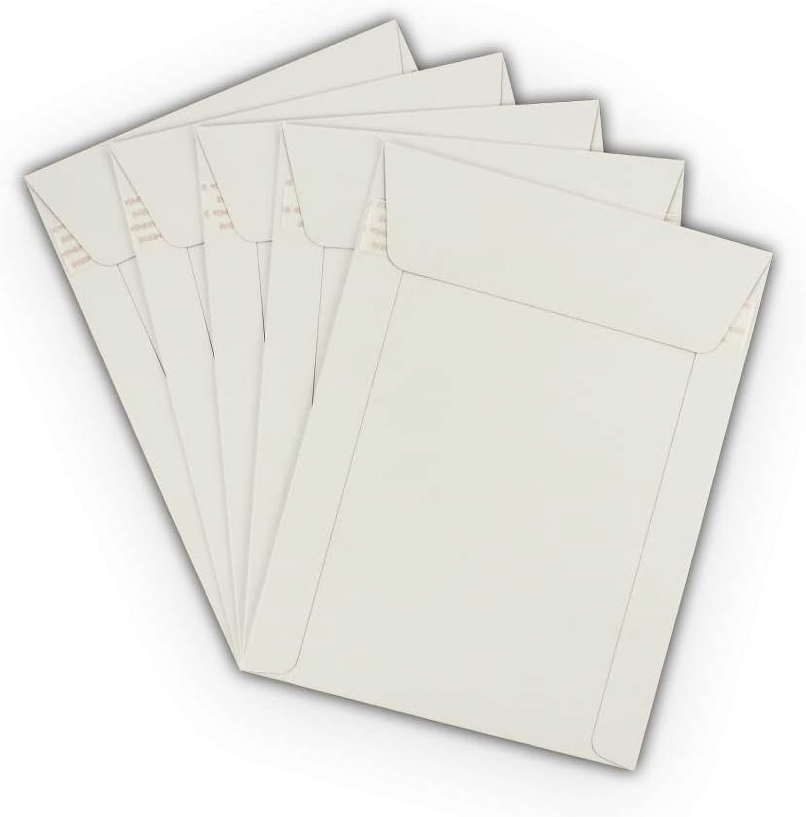 15 11 X 13.5 Rigid Photo Mailers Stay Flats White Cardboard Self Seal