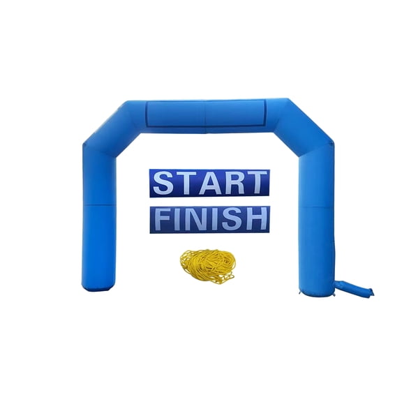 15*11ft Inflatable Arch Advertising Party Decoration Arch Oxford Cloth Blue without Blower