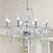 15/12/10/8 crystal candlestick chandeliers, modern pendant lights, ceiling lights, suitable for elegant d cor in dining rooms, living rooms, and bedrooms 8 lamps, bulbs not included.