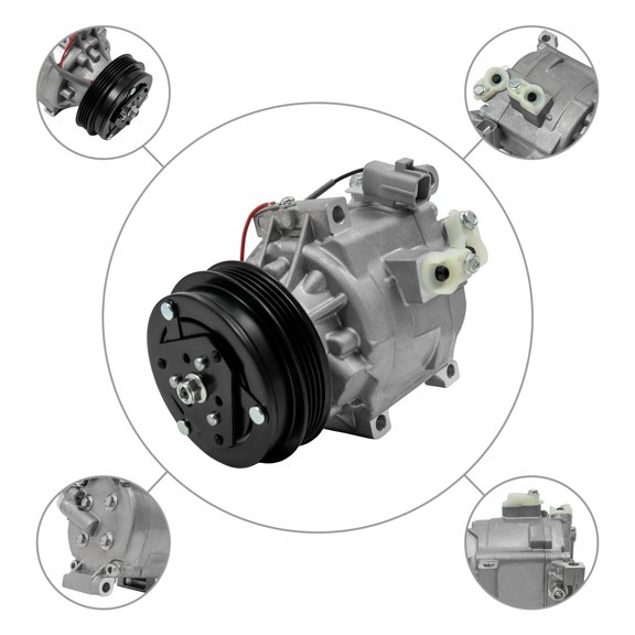 15*12*13cm Silver Compressor Stable Compressor Fits for Toyota Echo 1.5l 2000-2005 A/C AC Compressor