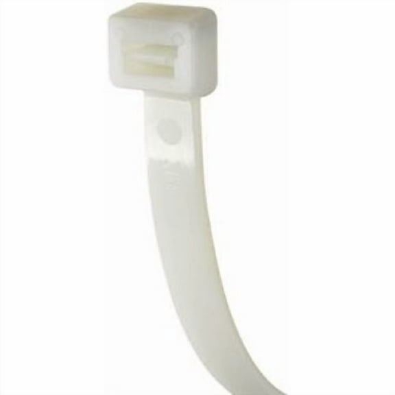 15", 120 lb. White Heavy Duty Cable Ties - (pack of 100)