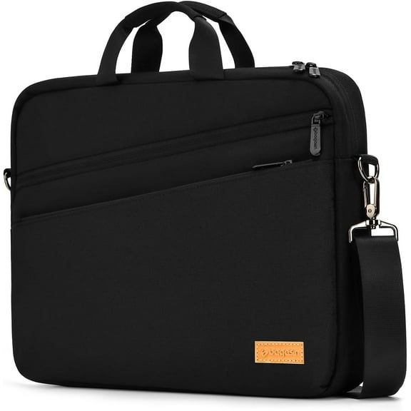 15 15.6 16 17 17.3 inch Laptop Computer PC Shoulder Bag Carrying Case, Water-Repellent Briefcase