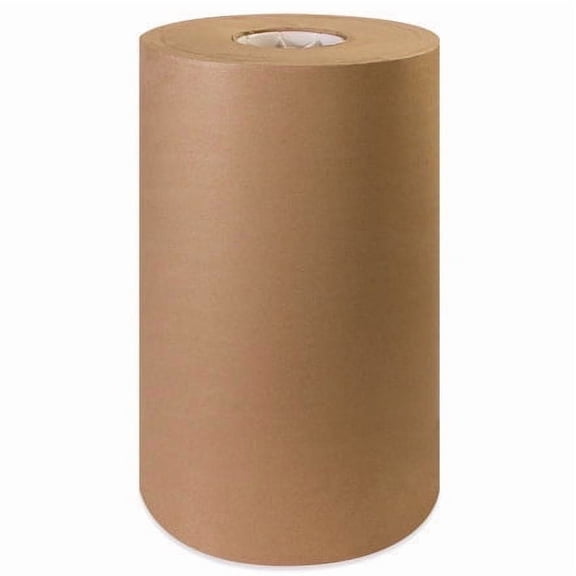 SSBM Kraft Paper Roll, 30 Lb, 15" x 1,200', 100% Recycled, Kraft
