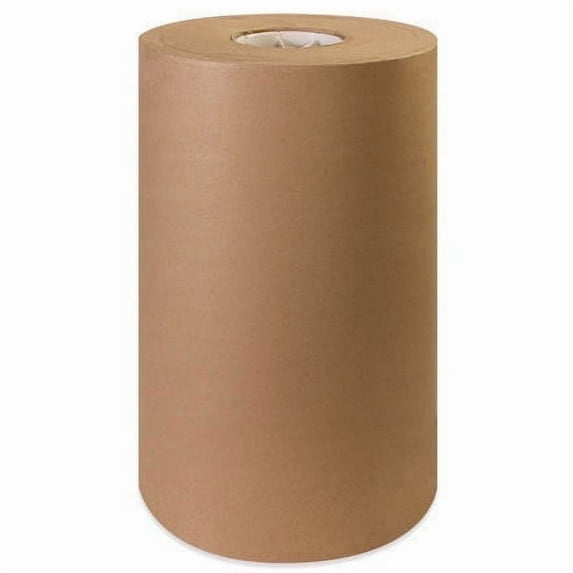 SSBM Kraft Paper Roll, 30 Lb, 15" x 1,200', 100% Recycled, Kraft