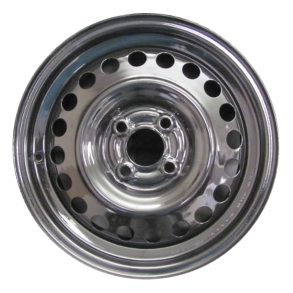 15" 15x5.5" Reconditioned OEM Black Steel Wheel Rim for 2012-2019 Nissan Versa