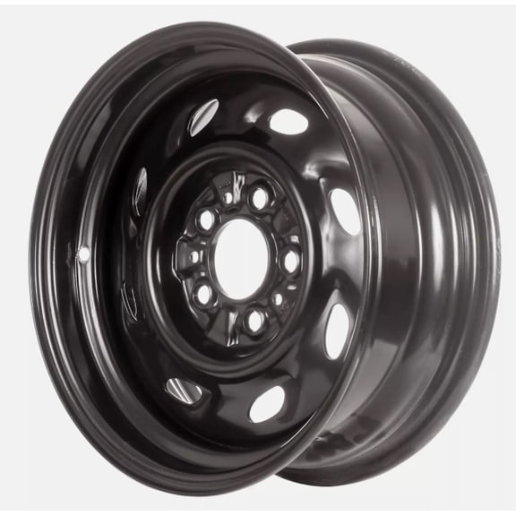 15" 15x6" Reconditioned OEM Black Steel Wheel for a 1993-2011 Ford Ranger