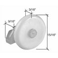 thumbnail image 1 of 15/16" Oval Edge Nylon Roller With Nylon Bracket for Tub Master Folding Shower Doors- Package, 1 of 1