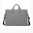 thumbnail image 1 of 15-16 inch Computer Laptop Tote, Stylish Fabric Lightweight Shoulder Bag, Business Casual Briefcase for Tablet, 1 of 8