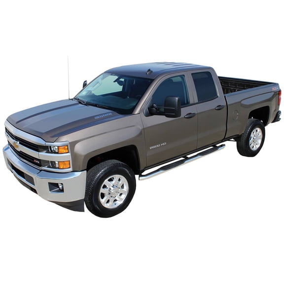 15-17 Chevy Colorado/GMC Canyon Extended Cab 5" OE Style Curved SS Oval Steps Fits select: 2015-2022 CHEVROLET COLORADO