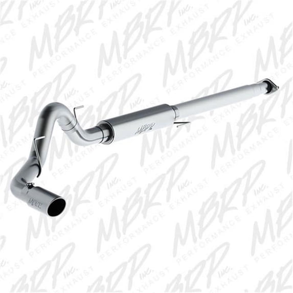 15-17 F150 2.7L & 3.5L Ecoboost 4 in. Cat Back Exhaust, Single Aluminized