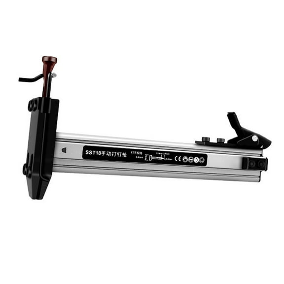 15-18mm ST18 Trunking Nailer Steel Nail Concrete Nail Driver Semi-automatic Pneumatic Nailer Power Tool Nailer DIY Tool