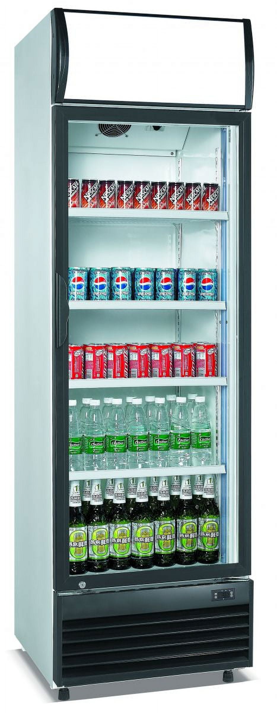 15.2 Cu ft One 24" width Glass Door Refrigerator Beer Flower Merchandiser Cooler BrandNew