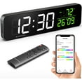 15.2" Digital Wall Clock Gym Timer With App & Remote Control, Customize
