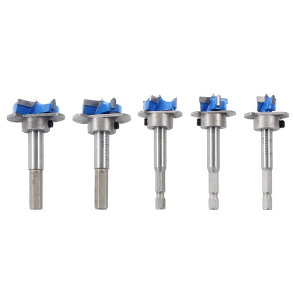 15/20/25/30/35mm Forstner Bit Set Adjustable Positioning Drill Sets 5 PCS