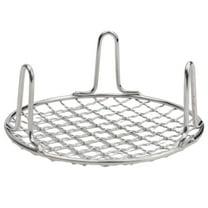 15/20/25/30.5Cm Stainless Steel Round Grid Net Barbecue Net Baking Tray Bbq Grid With Leg Cooling Rack Steam Baking Rack