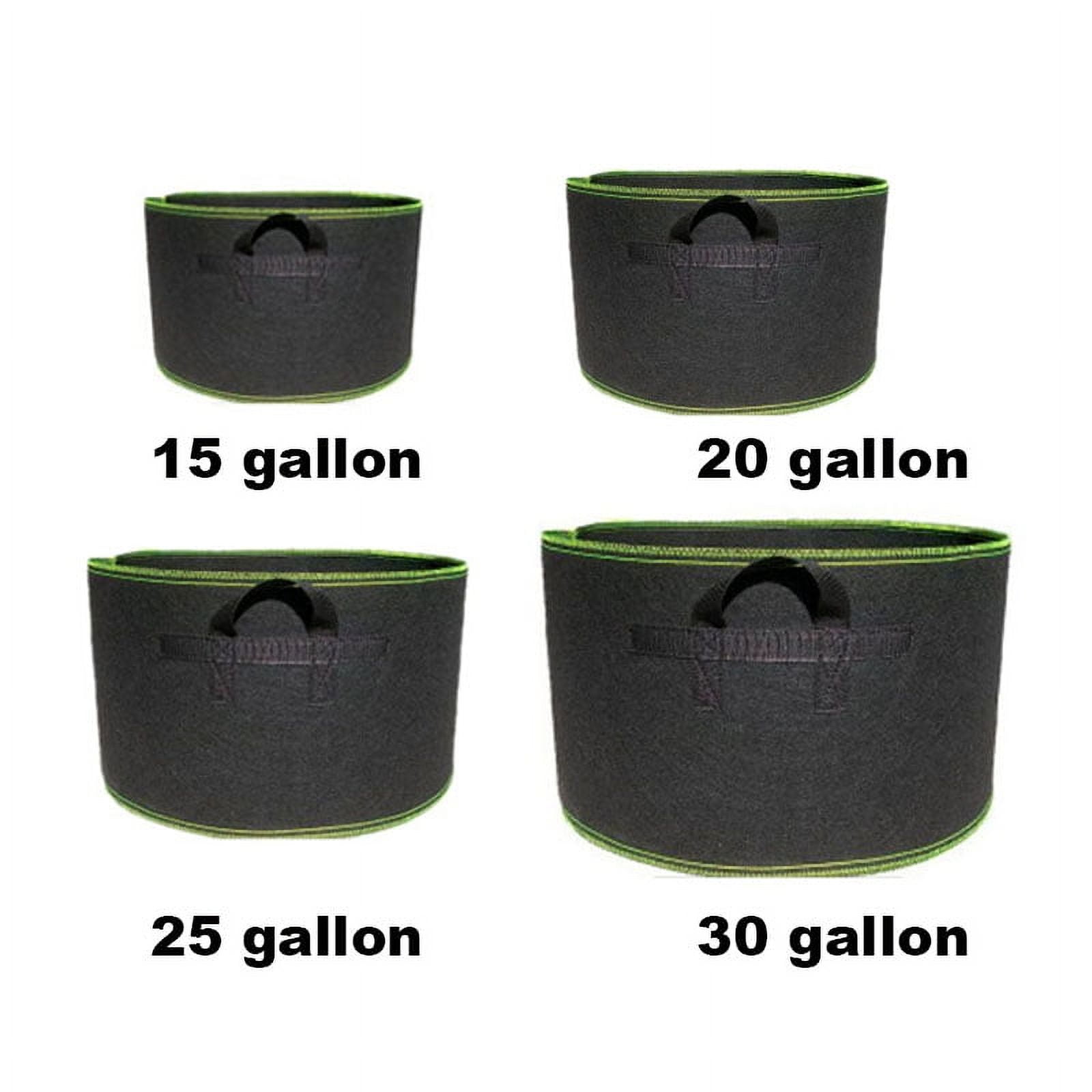 Bulk sale of 5, 10, 15, or 20 Gallon Fabric Felt Pot Grow Bag