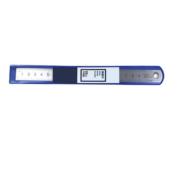15/20/30cm Straight Ruler Metal Ruler with Scale Stainless Steel Ruler Measuring Tool for Drawing