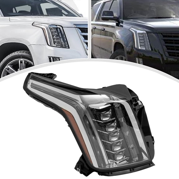 15-20 Cadillac Escalade ESV Headlamp, Right Passenger Side Headlight 84580183, Headlamp Assembly LED Light Source
