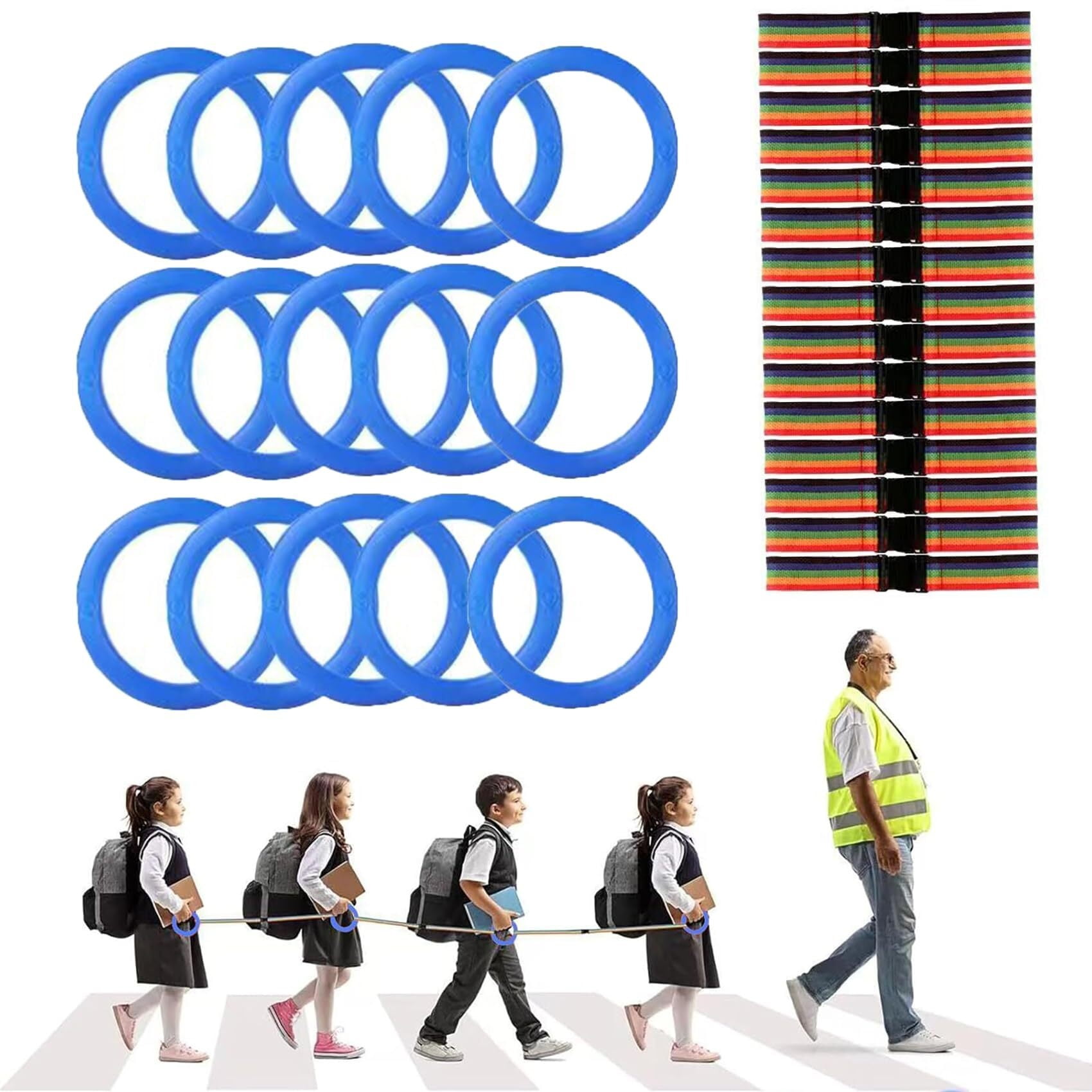 15/20 Sets Walking Rope for Preschool Toddlers Walking Rope Kids ...