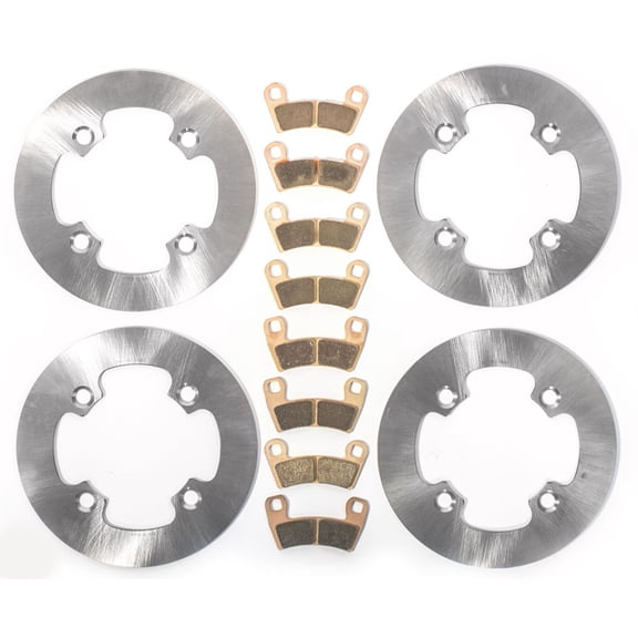 15-2016 Polaris RZR 900 Razor EPS Front & Rear MudRat Brake Rotors & Brake Pads