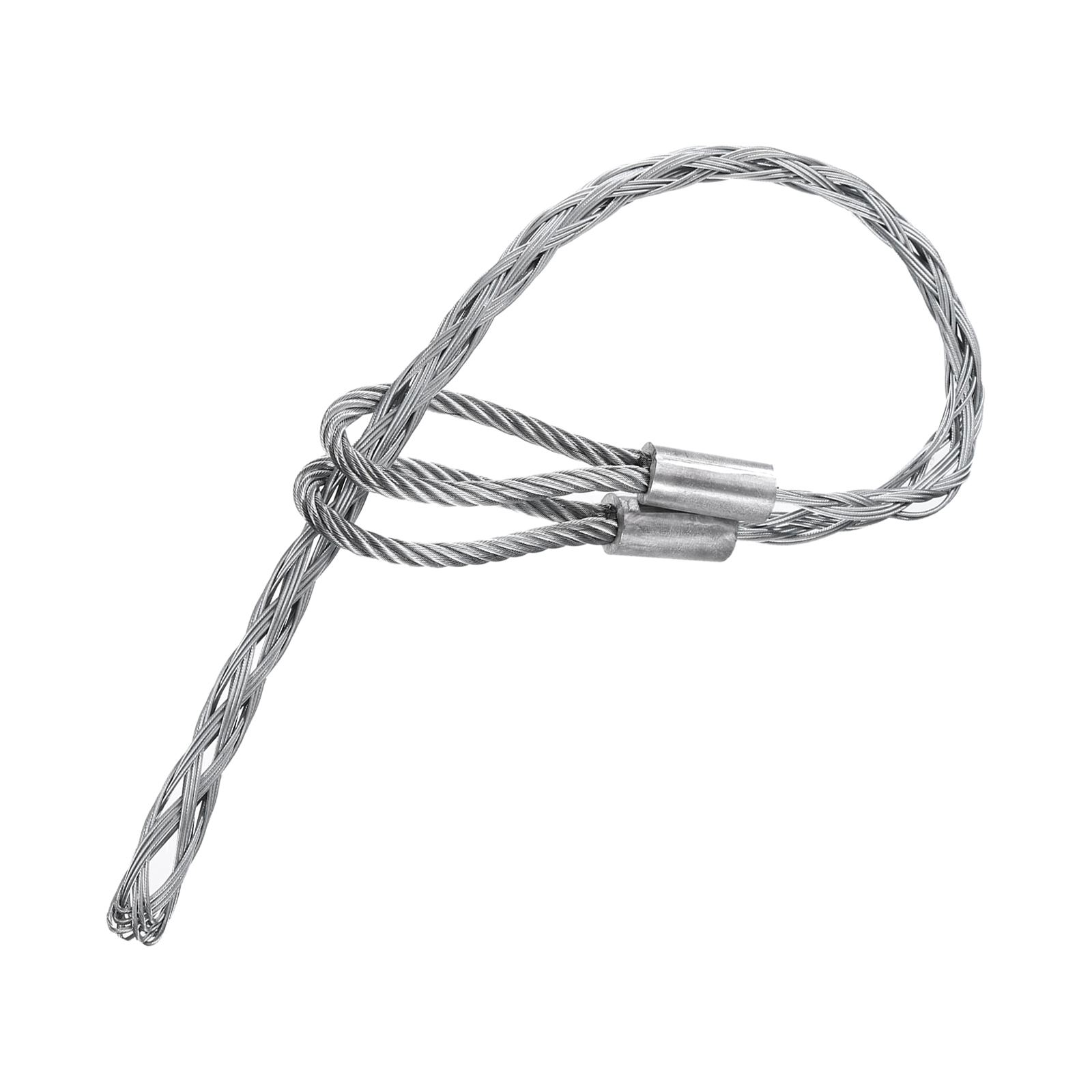 Wire Conduit Threader 15-20MM Double Wire Threader Cable Socks Puller Galvanized Steel Wire ...