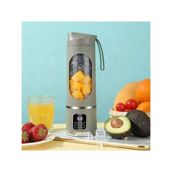 15.22oz Intelligent Multifunctional Juicer Blender, LED Digital Display Portable Easy Clean for Juice Milkshakes Baby Food