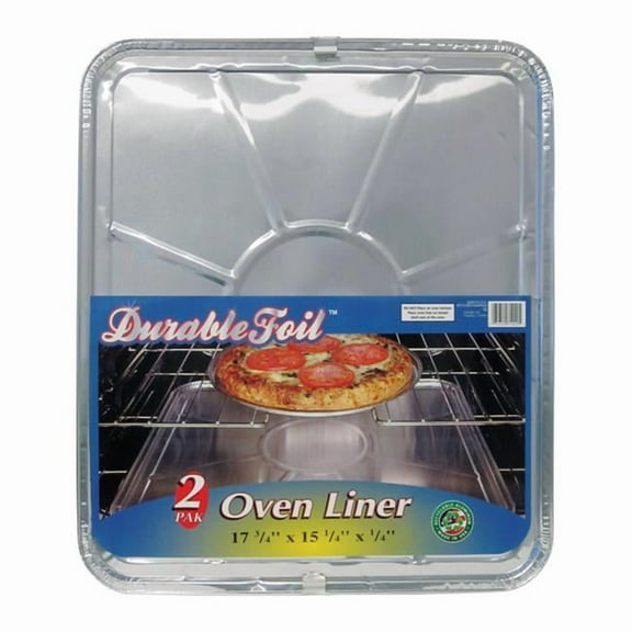 15.25 x 17.75 in. Durable Foil Oven Liner - Silver- pack of 12