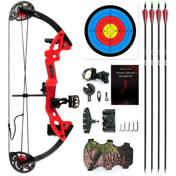 EROCK Right Handed Teens Compound Bow (Beginner)