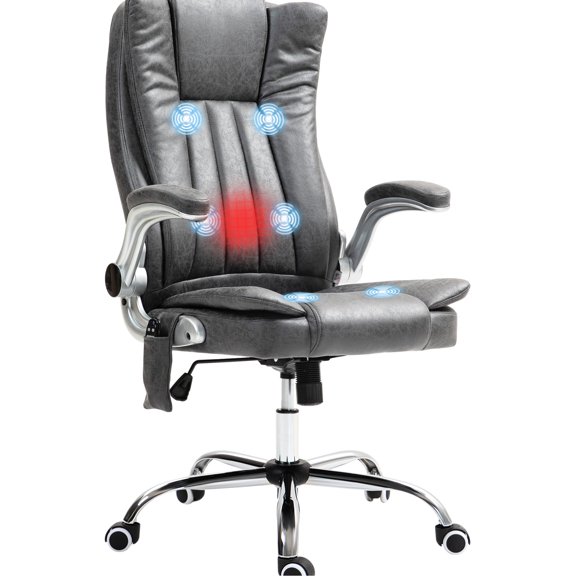 15/30-Min Timer for Massage / Slide Under Desk with Flip-Up Armrests