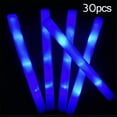 thumbnail image 1 of 15/30Pcs LED Glow Sticks Bulk Colorful RGB Glow Foam Stick Cheer Tube Dark Light for Xmas Birthday Wedding Party Supplies, 1 of 10