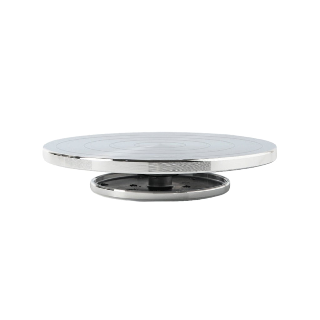 15-30cm Pottery Wheel Turntable Aluminum Cake Stand Clay Tool Rotating Disc School Rotating Plate for Ceramics Craft Cake