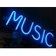 thumbnail image 1 of 15.35"x6.30" Music Neon Light Sign LED Night Lights USB Operated Decorative Marquee Sign Bar Pub Store Club Garage Home Party Decor, 1 of 1