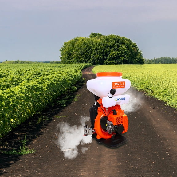 15.4*12.8*27.6in Modern Backpack Fogger Sprayer Leaf Blower 3.7 Gallon Gas Pest Control Bug Garden21300W