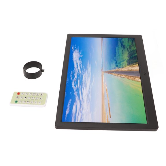 15.4 Inch LCD Digital Photo Frame HD 1280x800 Electronic Picture Frame Auto Slideshow Video Player with Remote Control / 15.4 inches / 39.1 cm