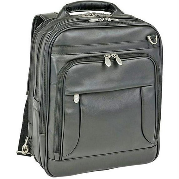15.4 Inch Lincoln Park 3-Way Leather Computer Brief Pack -