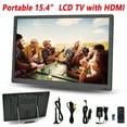 thumbnail image 1 of 15.4" Portable LED HD TV 12V AC/DC HDTV TV-15D w/ DVD Player SD Card Reader USB RCA Remote Control Rechargeable Audio Home & Outdoor Digital Televison, 1 of 8