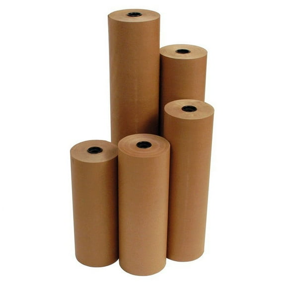 15" 40 lbs 760' Brown Kraft Paper Roll Shipping Wrapping Cushioning Void Fill