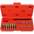 thumbnail image 1 of 15/42Pcs Thread Restorer Kit Carbon Steel Car Rethreading Repair Tool Set UNC/UNF/Metric Thread Chaser Repair Kit with Storage Case Thread Files Taps and Dies Set for Car Repair, 1 of 10