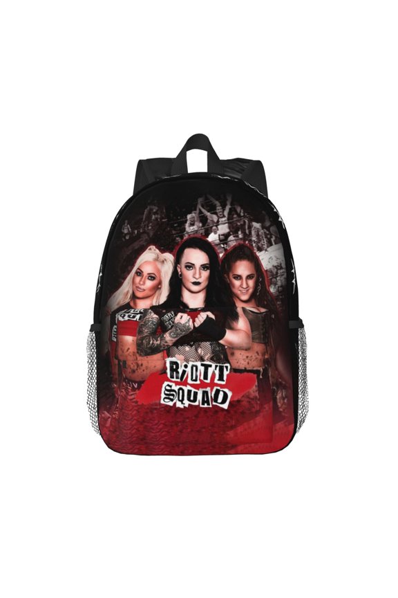 15.4in Liv Wres-Tler Mor-,ga Backpacks Cute Laptop bag Cartoon Bags Bookbag Daypack Outdoor Travel