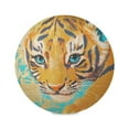thumbnail image 1 of 15.4inch Round Placemats, DIY Printing Design, Suitable for Kitchen, Table Party Decoration Baby Tiger, 1 of 7