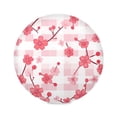 thumbnail image 1 of 15.4inch Round Placemats, DIY Printing Design, Suitable for Kitchen, Table Party Decoration Cherry Checkered Pattern, 1 of 7