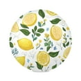thumbnail image 1 of 15.4inch Round Placemats, DIY Printing Design, Suitable for Kitchen, Table Party Decoration Cute Lemon, 1 of 7