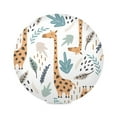 thumbnail image 1 of 15.4inch Round Placemats, DIY Printing Design, Suitable for Kitchen, Table Party Decoration Giraffe, 1 of 7