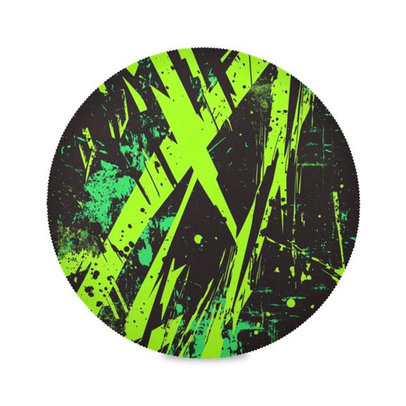 15.4inch Round Placemats, DIY Printing Design, Suitable for Kitchen, Table Party Decoration Vector Graphic Design